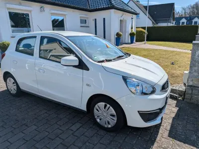 Begagnad Mitsubishi Space Star 71 HK (52 kW) 2020 Vit Halvkombi