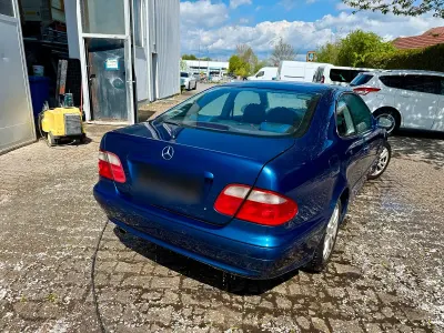Brugt Mercedes CLK200 163 HK (119 kW) 2001 Blå Coupe