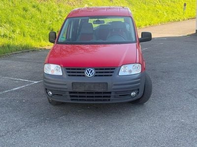 Gebraucht VW Caddy Maxi Style 109 PS (80 kW) 2009 Rot Van / Kleinbus
