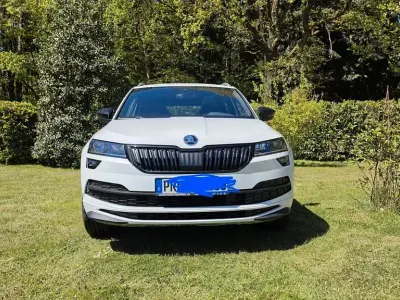 Gebraucht Skoda Karoq SportLine 190 PS (139 kW) 2020 Weiß SUV