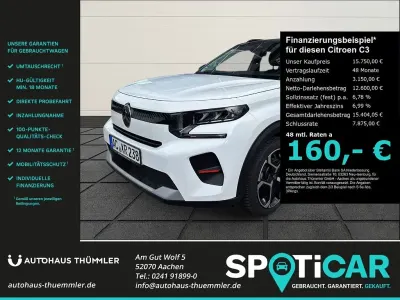 Used Citroën C3 Start 101 HP (74 kW) 2025 White SUV