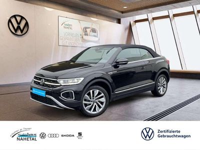 Schwarz Gebraucht 2023 VW T-Roc Cabriolet Style Cabrio | 29.850 € (Guter Preis)
