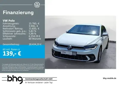 Gebraucht VW Polo R-line 95 PS (69 kW) 2022 Weiß Kleinwagen