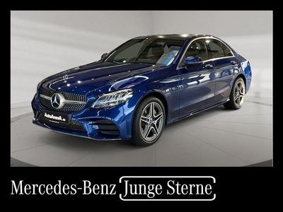 Blau Gebraucht 2020 Mercedes C300e AMG Limousine | 28.403 € (Teuer)