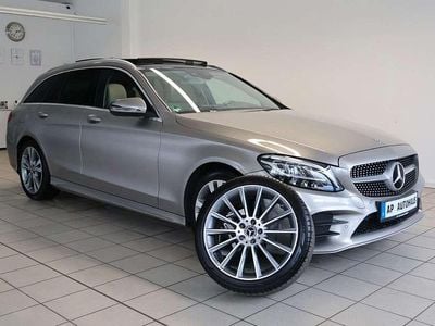 Mojavesilber Gebraucht 2018 Mercedes C300 AMG line Kombi | 28.390 € (Fairer Preis)