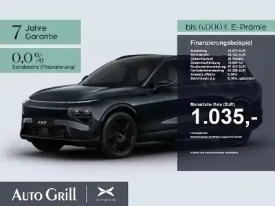 Neu XPENG G9 AWD Performance 422 kW (575 PS) 2026 Schwarz midnight black SUV