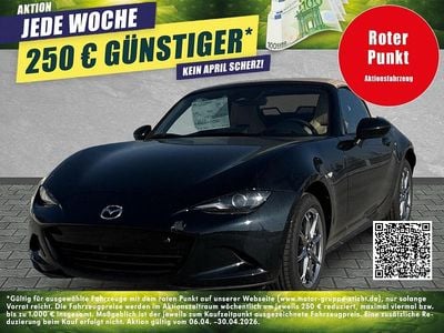 Neu Mazda MX5 Kazari 132 PS (97 kW) 2026 Jet black Cabrio