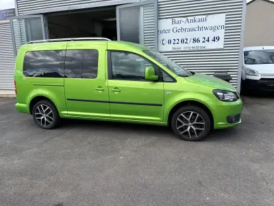 Gebraucht VW Caddy Maxi Highline 170 PS (125 kW) 2014 Grün Van / Kleinbus