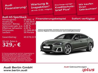 Gebraucht Audi A5 S-Line 204 PS (150 kW) 2023 Chronosgrau metallic Coupé