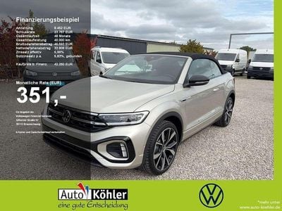 Neu VW T-Roc Cabriolet R-line 150 PS (110 kW) 2025 Weiß Cabrio