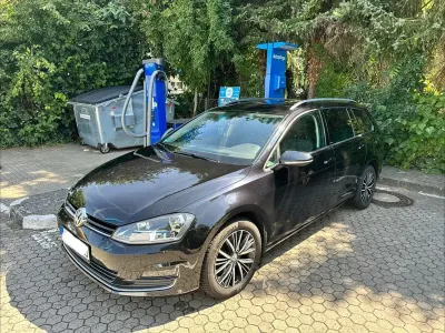 Gebraucht VW Golf VII Allstar 110 PS (80 kW) 2017 Schwarz Kombi
