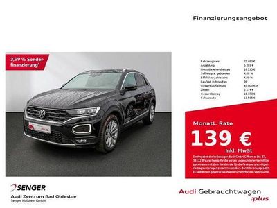 Gebraucht VW T-Roc Sport 150 PS (110 kW) 2021 Schwarz SUV