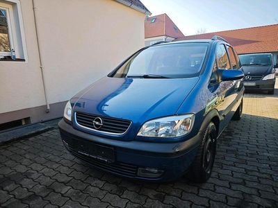 Gebraucht Opel Zafira 101 PS (74 kW) 2002 Blau Van / Kleinbus