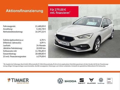 Gebraucht Seat Leon ST FR 150 PS (110 kW) 2021 Candy weiss Kombi