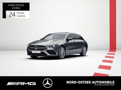 Gebraucht Mercedes CLA200 Shooting Brake AMG line 163 PS (119 kW) 2021 Metalliclack mountaingrau Kombi