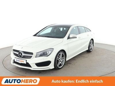 Gebraucht Mercedes CLA180 Shooting Brake AMG line 122 PS (89 kW) 2015 Weiß Kombi