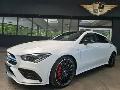 Gebraucht Mercedes CLA35 AMG Shooting Brake Advanced Plus 306 PS (225 kW) 2023 Weiss Kombi