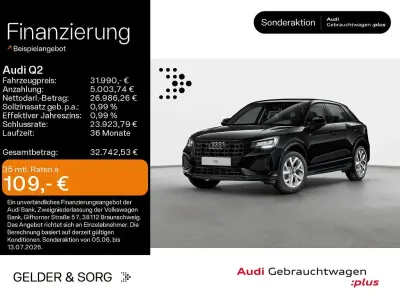 Gebraucht Audi Q2 Advanced Plus 150 PS (110 kW) 2025 Mythosschwarz metallic SUV