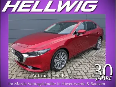 Gebraucht Mazda 3 Exclusive 140 PS (102 kW) 2025 Soul red crystal metallic Limousine