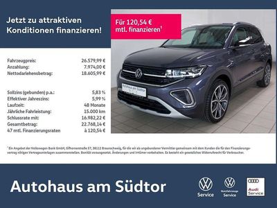 Gebraucht VW T-Cross Style 116 PS (85 kW) 2024 Grau SUV