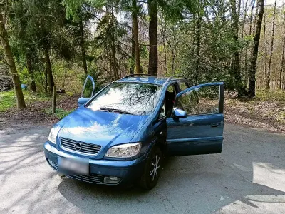 Brugt Opel Zafira 125 HK (91 kW) 2005 Blå MPV
