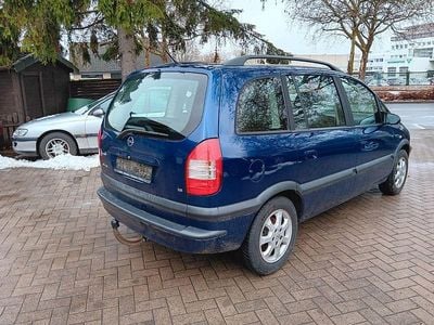 Gebraucht Opel Zafira Elegance 125 PS (91 kW) 2003 Blau Van / Kleinbus