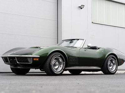 Usata Corvette Stingray 420 CV (308 kW) 1970 Verde Cabrio