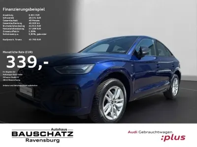 Brugt Audi Q5 Sportback S-Line 204 HK (150 kW) 2023 Blå SUV
