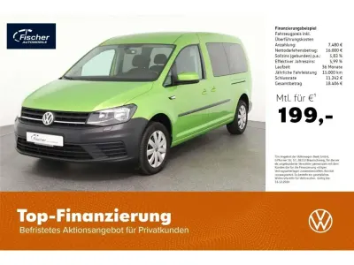 Gebraucht VW Caddy Trendline 131 PS (96 kW) 2019 Viperngrün metallic Van / Kleinbus