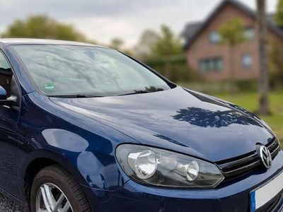 Gebraucht VW Golf VI Comfortline 105 PS (77 kW) 2010 Blau Kleinwagen