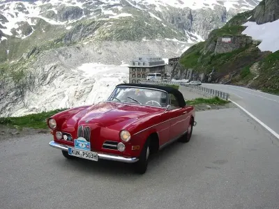 Gebraucht BMW 503 140 PS (102 kW) 1959 Rot Cabrio