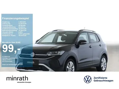 Gebraucht VW T-Cross Goal 95 PS (69 kW) 2025 Schwarz SUV