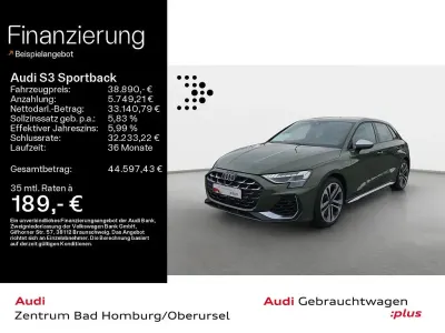 Gebraucht Audi S3 Comfort 333 PS (244 kW) 2025 Distriktgrün metallic Limousine