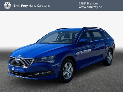 Brugt Skoda Superb Ambition 150 HK (110 kW) 2023 Blå Stationcar
