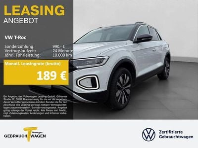 Second-hand VW T-Roc Goal 150 CP (110 kW) 2025 Alb SUV