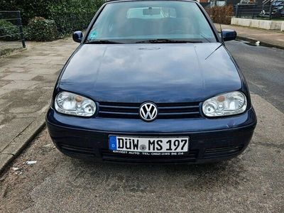 gebraucht VW Golf Cabriolet 4 1.6 Karmann dunkelblau 101ps Benzin