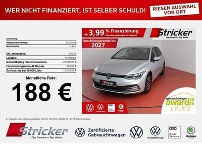 Gebraucht VW Golf VIII Active 150 PS (110 kW) 2022 Reflexsilber metallic (metallic) Limousine