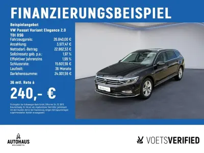 Gebraucht VW Passat Elegance 200 PS (147 kW) 2023 Schwarz Kombi