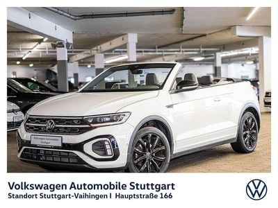 Gebraucht VW T-Roc Cabriolet R-line 150 PS (110 kW) 2022 Pure white schwarz Cabrio