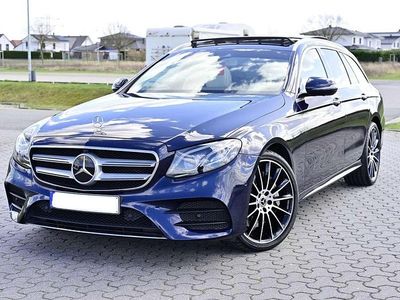 Usata Mercedes E400 AMG line 340 CV (250 kW) 2020 Blu Station wagon