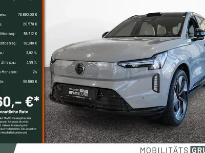 Brugt Volvo EX90 Ultra 335 kW (456 HK) 2025 Grå SUV