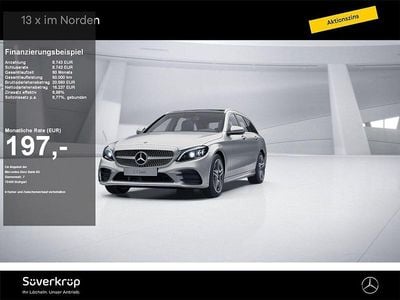 Gebraucht Mercedes C220 AMG 194 PS (142 kW) 2020 Silber Limousine