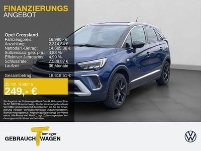 Gebraucht Opel Crossland X Ultimate 131 PS (96 kW) 2021 Blau SUV