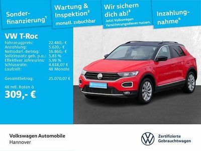 Gebraucht VW T-Roc Sport 190 PS (139 kW) 2018 Rot SUV
