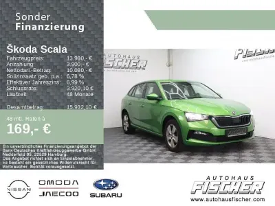 Gebraucht Skoda Scala Ambition 116 PS (85 kW) 2019 Grün Kleinwagen