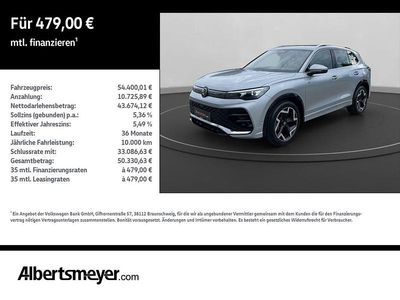 Silber Neu 2025 VW Tiguan R-line SUV | 54.400 € (Teuer)