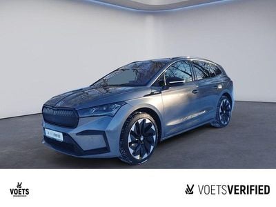 Grau Gebraucht 2022 Skoda Enyaq iV SportLine SUV | 32.780 € (Etwas zu teuer)