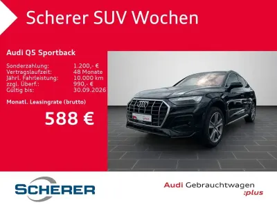 Gebraucht Audi Q5 Sportback Advanced Plus 299 PS (219 kW) 2025 Mythosschwarz metallic (metallic) SUV