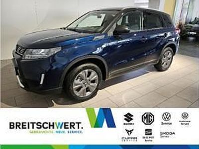 Neu Suzuki Vitara Comfort 129 PS (94 kW) 2025 Blau (sphere blue pearl metallic / cosmic black pea) SUV
