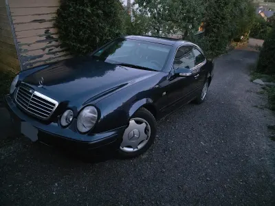 Brugt Mercedes CLK200 150 HK (110 kW) 1999 Blå Coupe